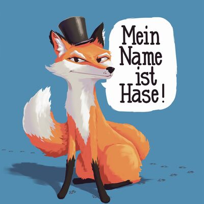 Mein Name ist Hase - Ausstellungsmotiv Fuchs