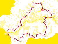 Plan der Regionalpark-Route.