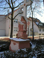 Sühnekreuz in der Kreuzgasse in Urberach.