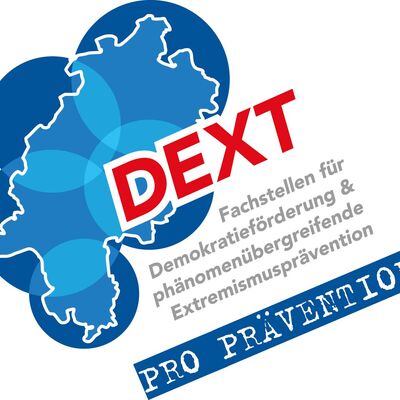 Logo DEXT Fachstellen für Demokratieförderung und phänomenübergreifende Extremismusprävention - Pro Prävention
