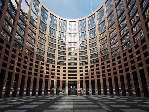 Gebäude des Europaparlaments in Straßburg.