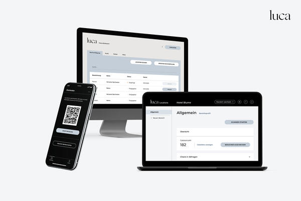 Die luca-App ermöglicht die digitale Kontaktnachverfolgung.