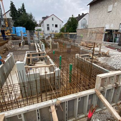 Bild vergr&ouml;&szlig;ern: Ansicht der Baugrube