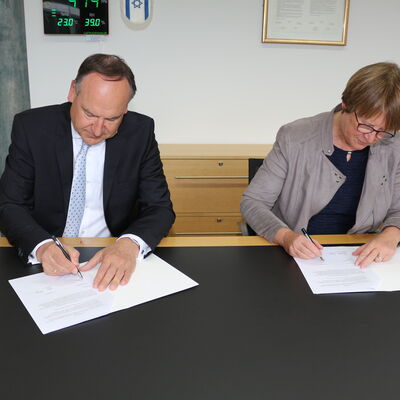 Unterzeichnung der Kooperationsvereinbarung mit dem Kulturfond Frankfurt RheinMain 