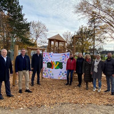 Neues Spielareal an der Matthias-Claudius-Schule in Rembrücken