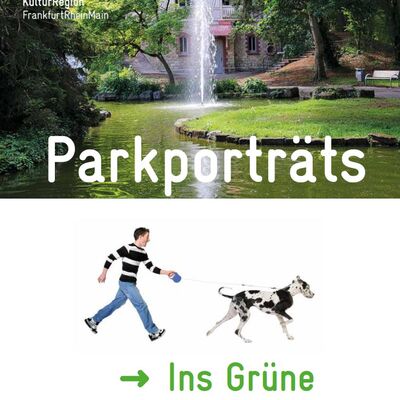 Titelseite Publikation »Parkporträts: Ins Grüne«