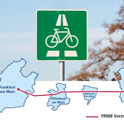 Regionalverband FrankfutRheinMain - Schaubild FRM8 Vorzugs-Trasse.