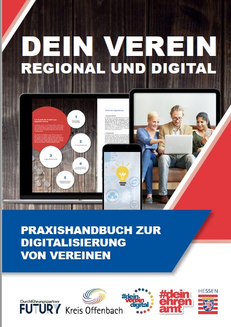 Titelseite des »Praxishandbuchs zur Digitalisierung von Vereinen«.