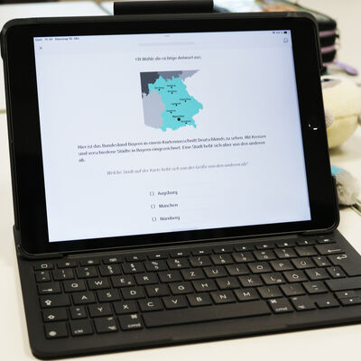 Bild vergr&ouml;&szlig;ern: iPads Rote-Warte-Schule - Lernprogramm