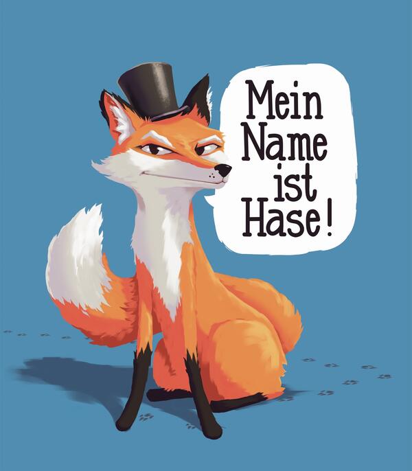 Mein Name ist Hase - Ausstellungsmotiv Fuchs