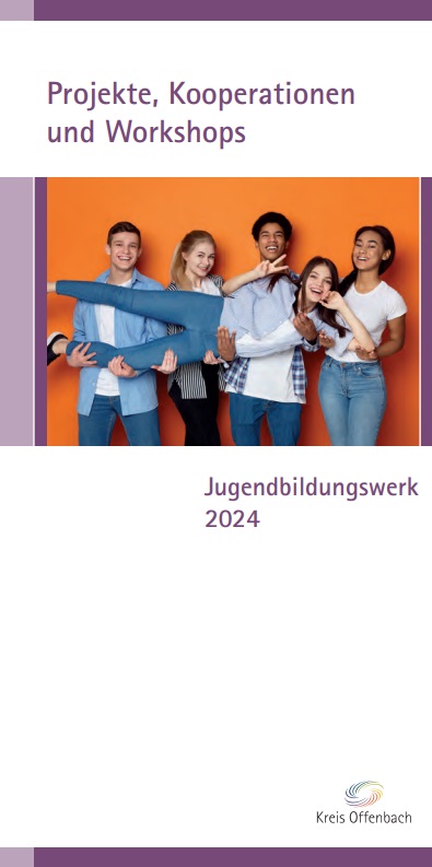 Titelbild des Programmhefts 2024 des Jugendbildungswerks