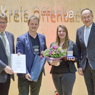 Bild vergr&ouml;&szlig;ern: Auszeichnung Anerkennung bürgerschaftlichen Engagements Lisa Schmiedemann