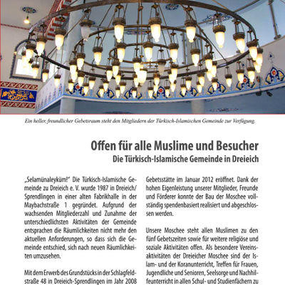 Seite 24 Offen für alle Muslime und Besucher - Die Türkisch-Islamische Gemeinde in Dreieich