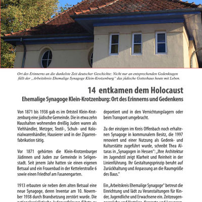 Seite 34 14 Mitglieder der jüdischen Gemeinde entkamen dem Holocaust