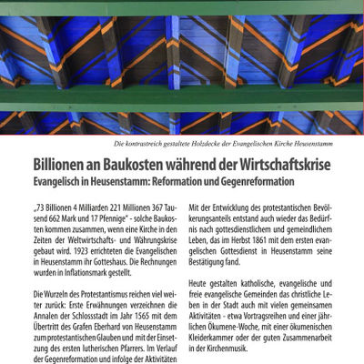 Seite 37 Billionen an Baukosten während der Wirtschaftskrise - evangelische Kirche Heusenstamm