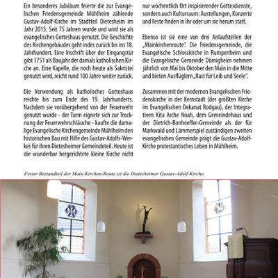 Seite 48 Erst katholische, dann evangelische Nutzung der Kirche in Dietesheim