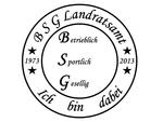 Logo zum Jubiläum der Betriebssportgemeinschaft des Landratsamtes Offenbach.