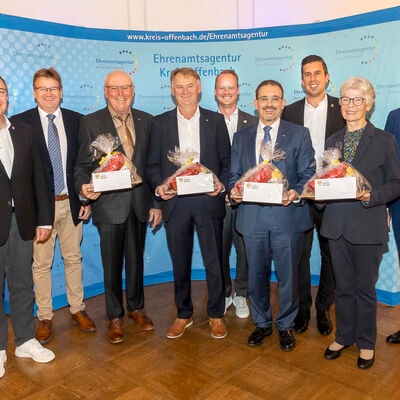 Bild vergr&ouml;&szlig;ern: Landesehrenbriefverleihungen Wenzel-Saggel, Giordano, Podnar, Rudolph