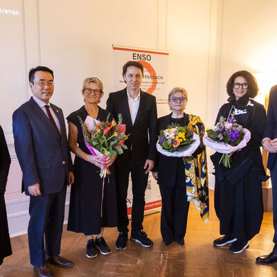 Bild vergr&ouml;&szlig;ern: Ausstellungseröffnung „The Path of Water and Stone“ im RegioMuseum im Rahmen von ENSO