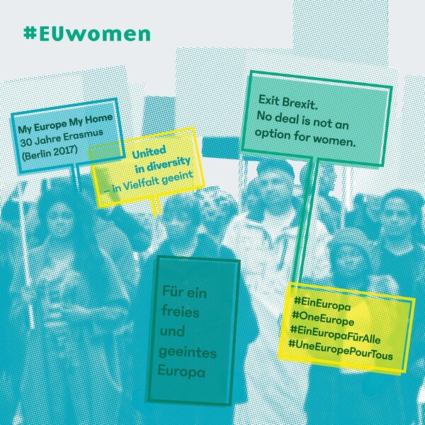 Bild vergrößern: Slogans EUWomen