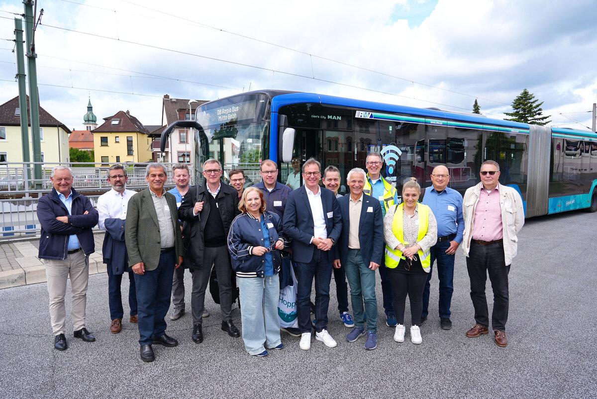 Kreisbereisung ÖPNVenture: Gruppenfoto Gruppe 1