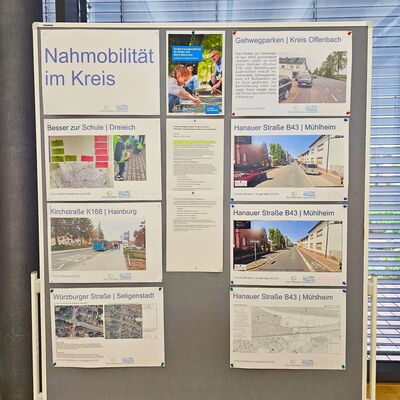 Bild vergr&ouml;&szlig;ern: Kreisbereisung ÖPNVenture: Infotafel Nahmobilität