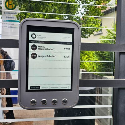 Bild vergr&ouml;&szlig;ern: Kreisbereisung ÖPNVenture: Seligenstadt digitale Abfahrtsabfrage