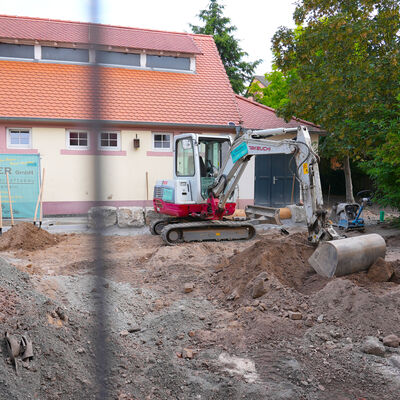 Bild vergr&ouml;&szlig;ern: Wallschule: Baustelle