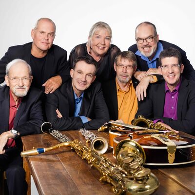 BARRELHOUSE JAZZBAND im Park der Villa am See am 29.8