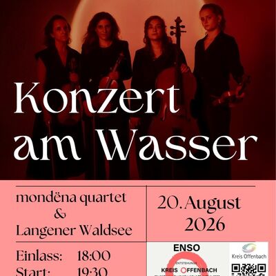 Konzert am Wasser - Plakat