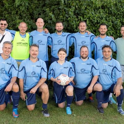Fußballteam auf dem Hessentag 2026