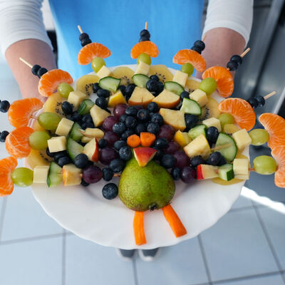 Bild vergr&ouml;&szlig;ern: Tag der Zahngesundheit: Frühstückspfau
